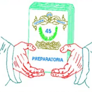 Escuela Preparatoria Oficial Núm. 45 Logo